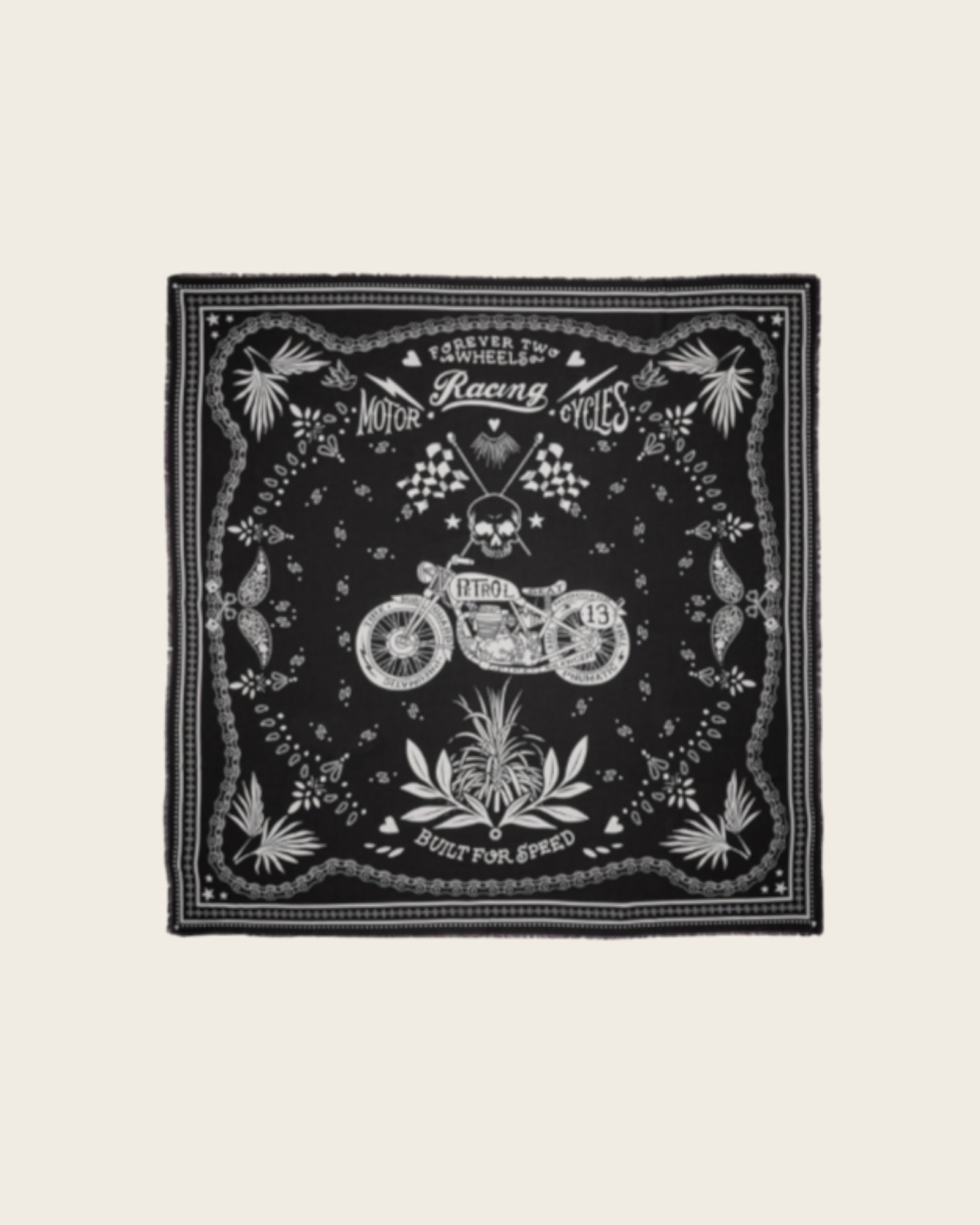 WILD - Foulards Bandana Big Noir