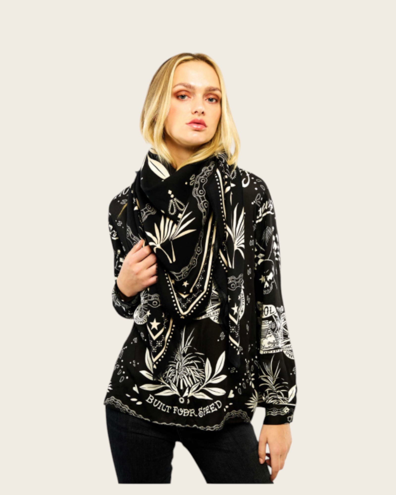 WILD - Foulards Bandana Big Noir