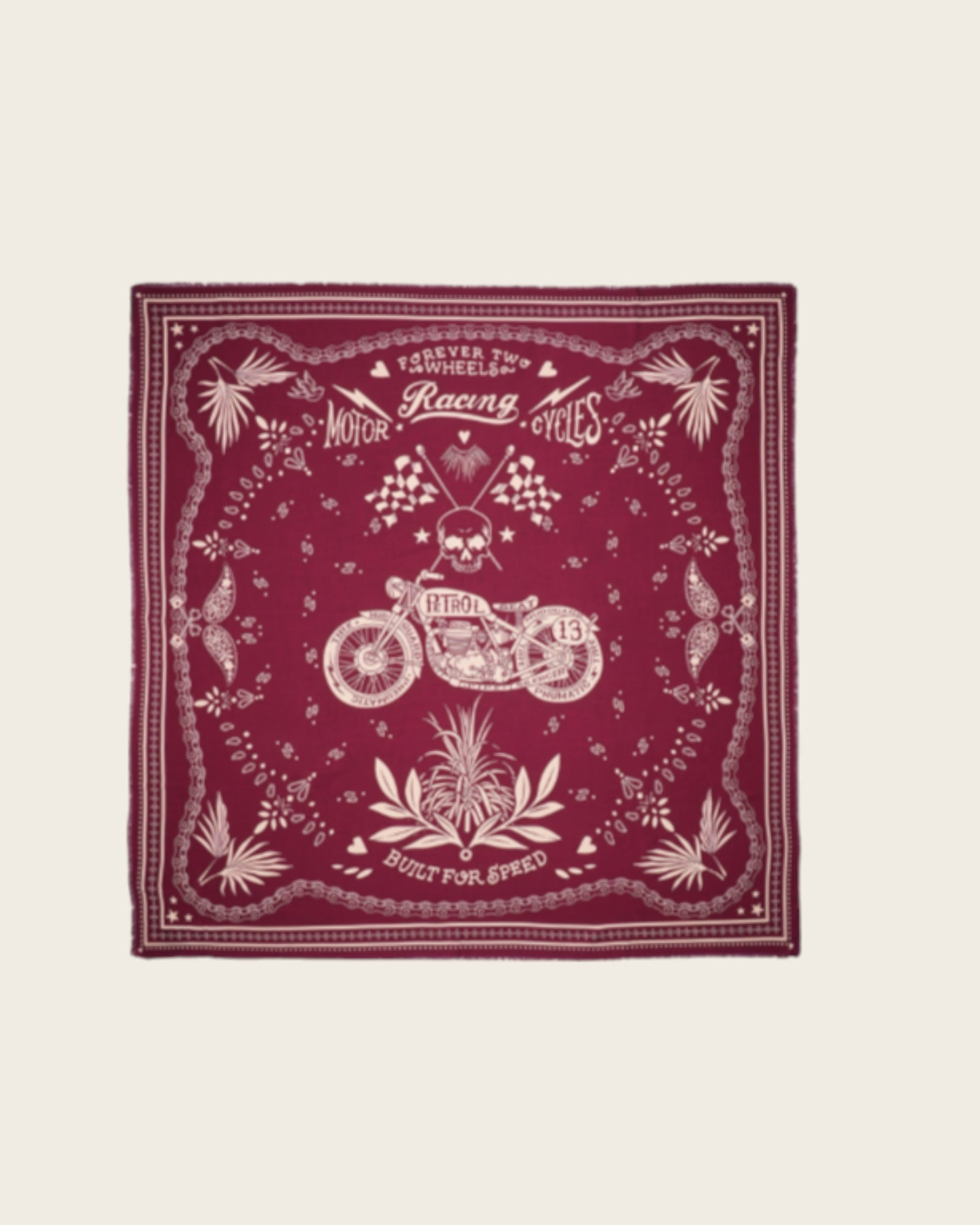 WILD - Foulards Bandana Big Bordeaux