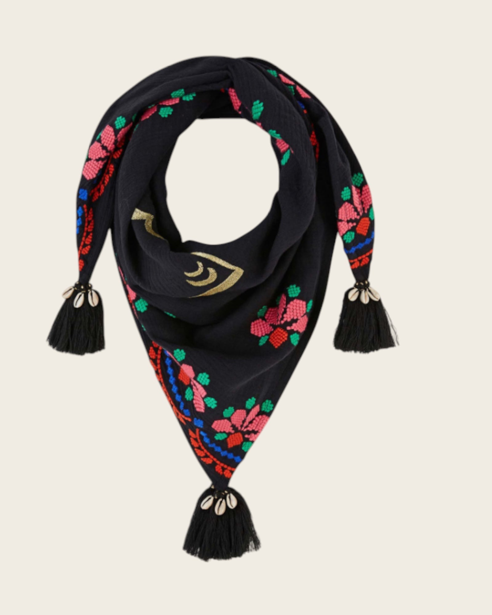 WILD - Foulards Ocampo Noir