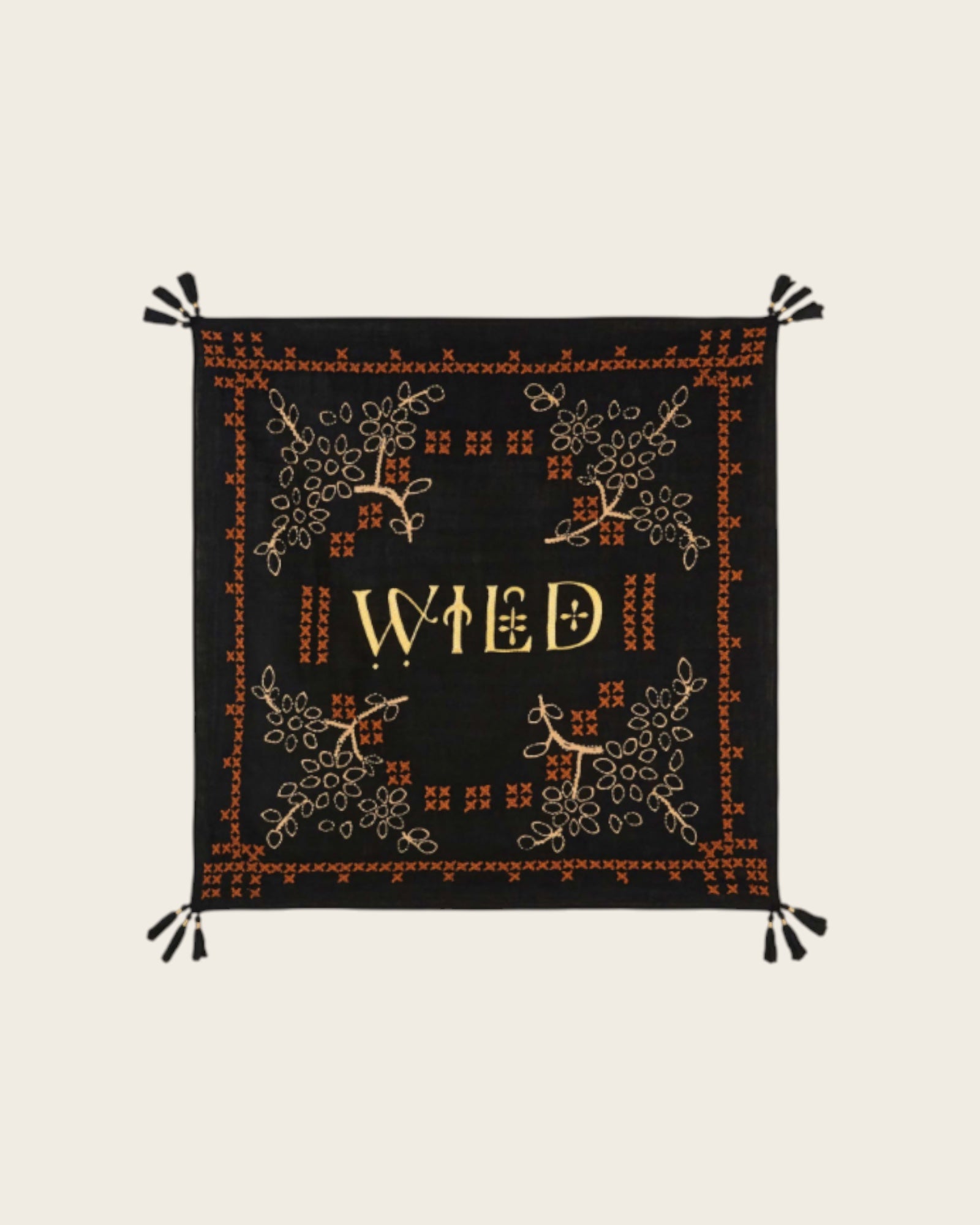 WILD - Foulards Nayarit Noir