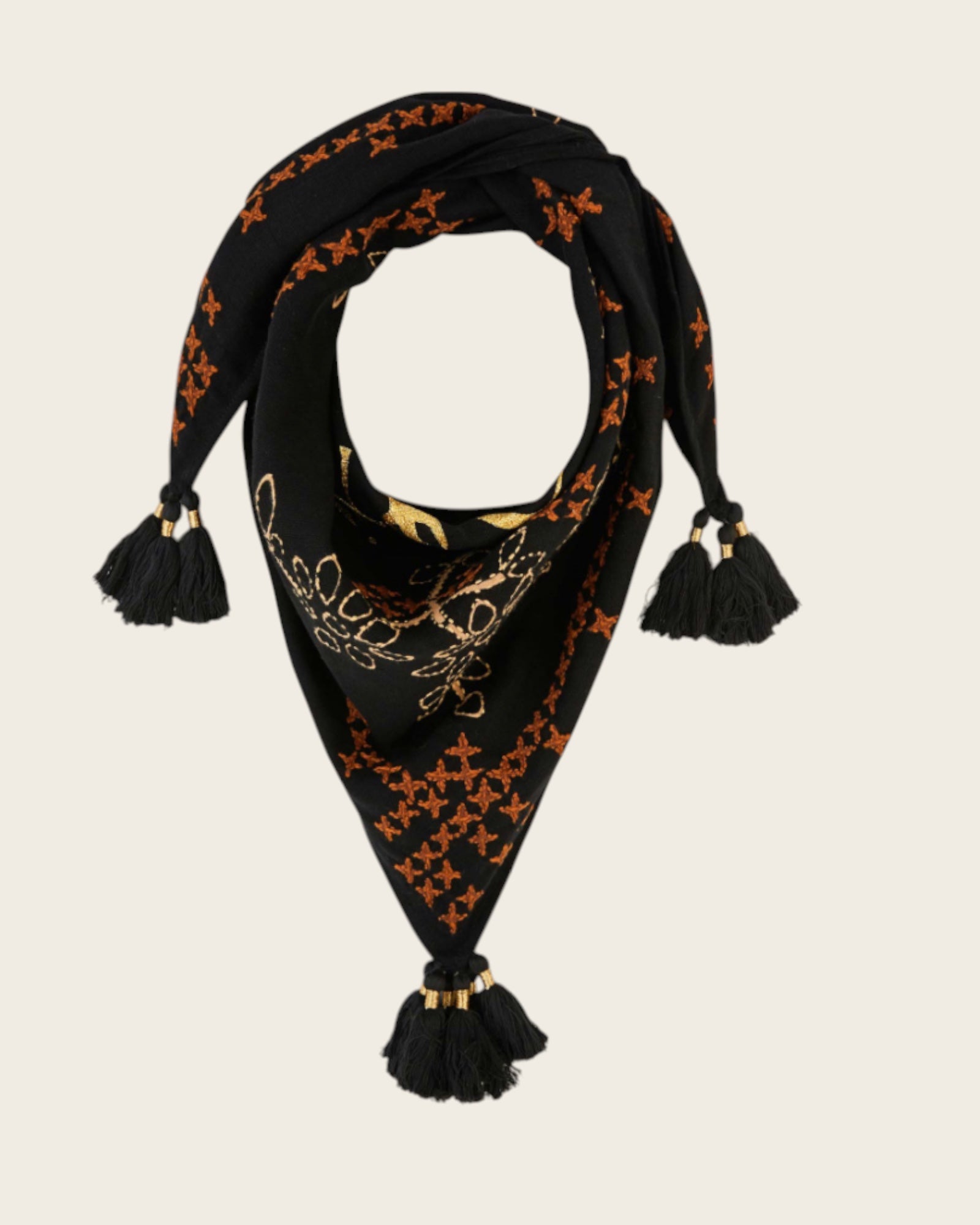 WILD - Foulards Nayarit Noir