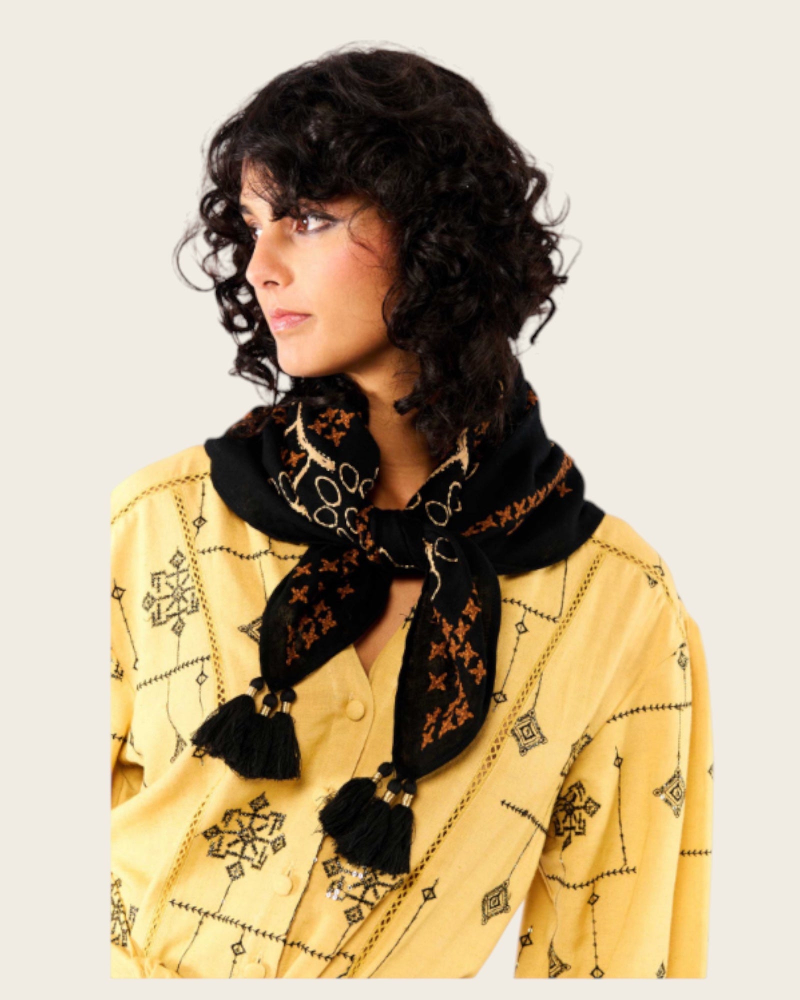 WILD - Foulards Nayarit Noir