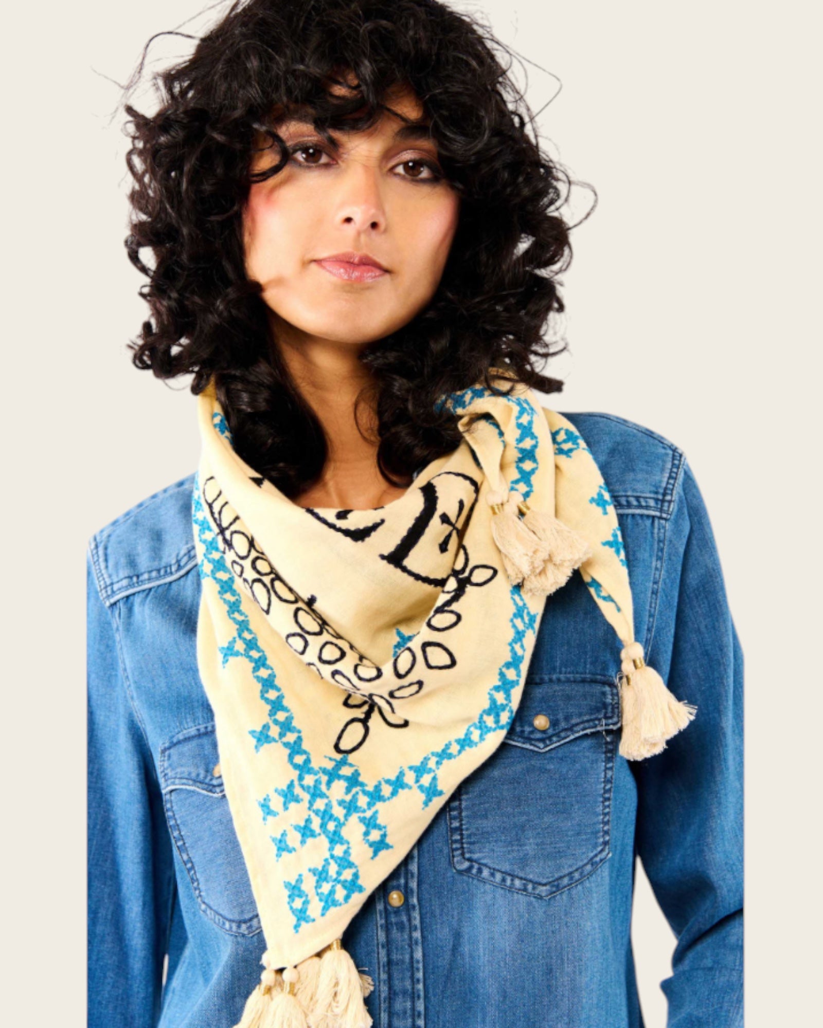 WILD - Foulards Nayarit Beige