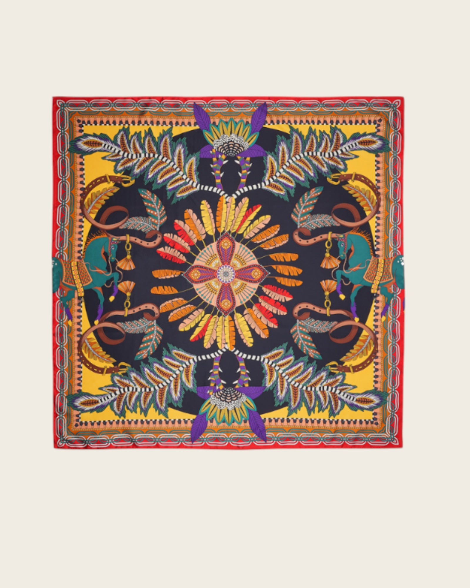 WILD - Foulards Pony Medium Noir