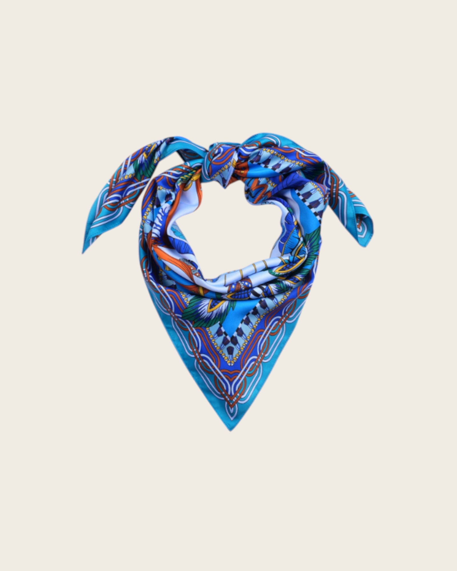 WILD - Foulards Pony Medium Bleu