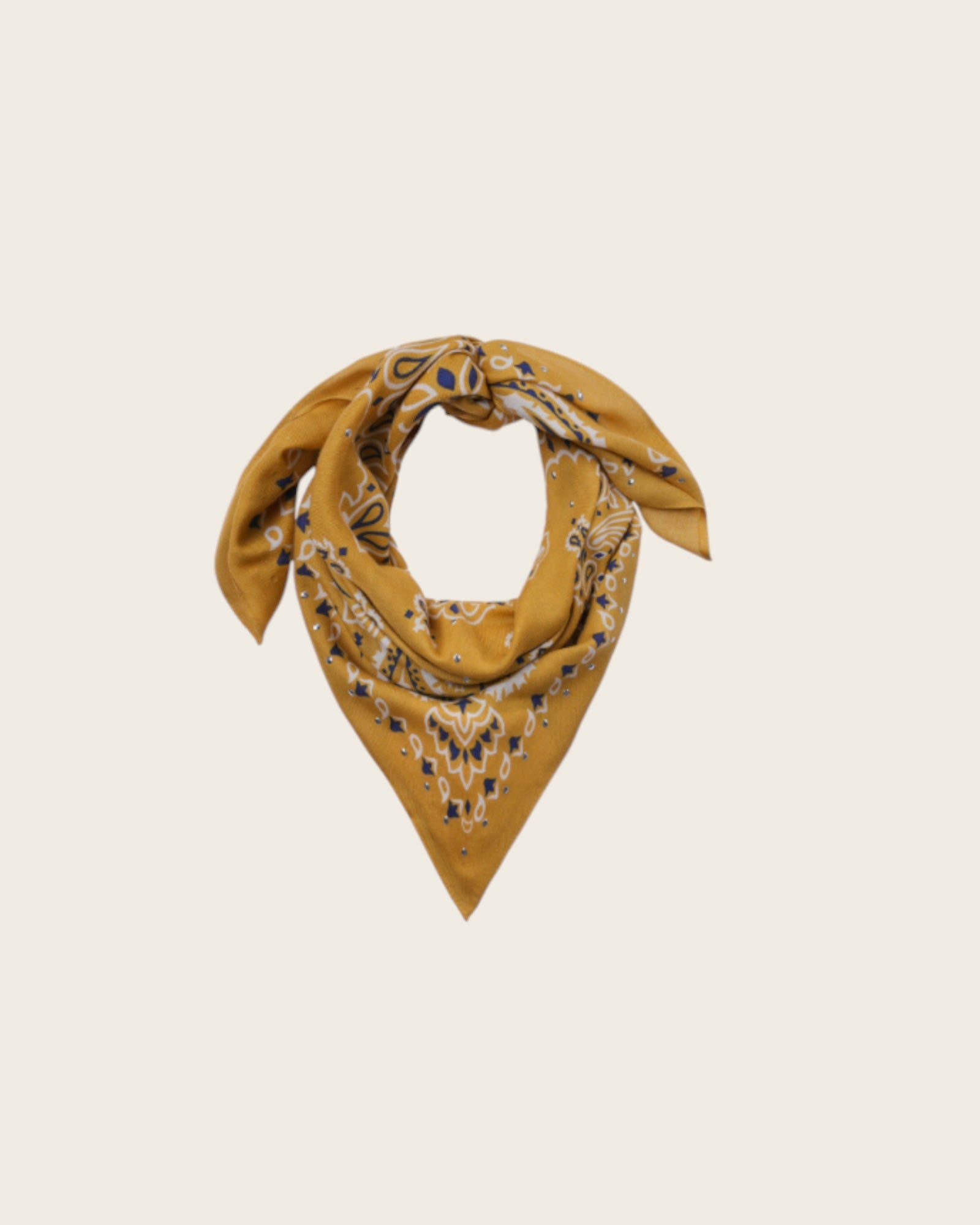 WILD - Foulards Paisley Medium Camel
