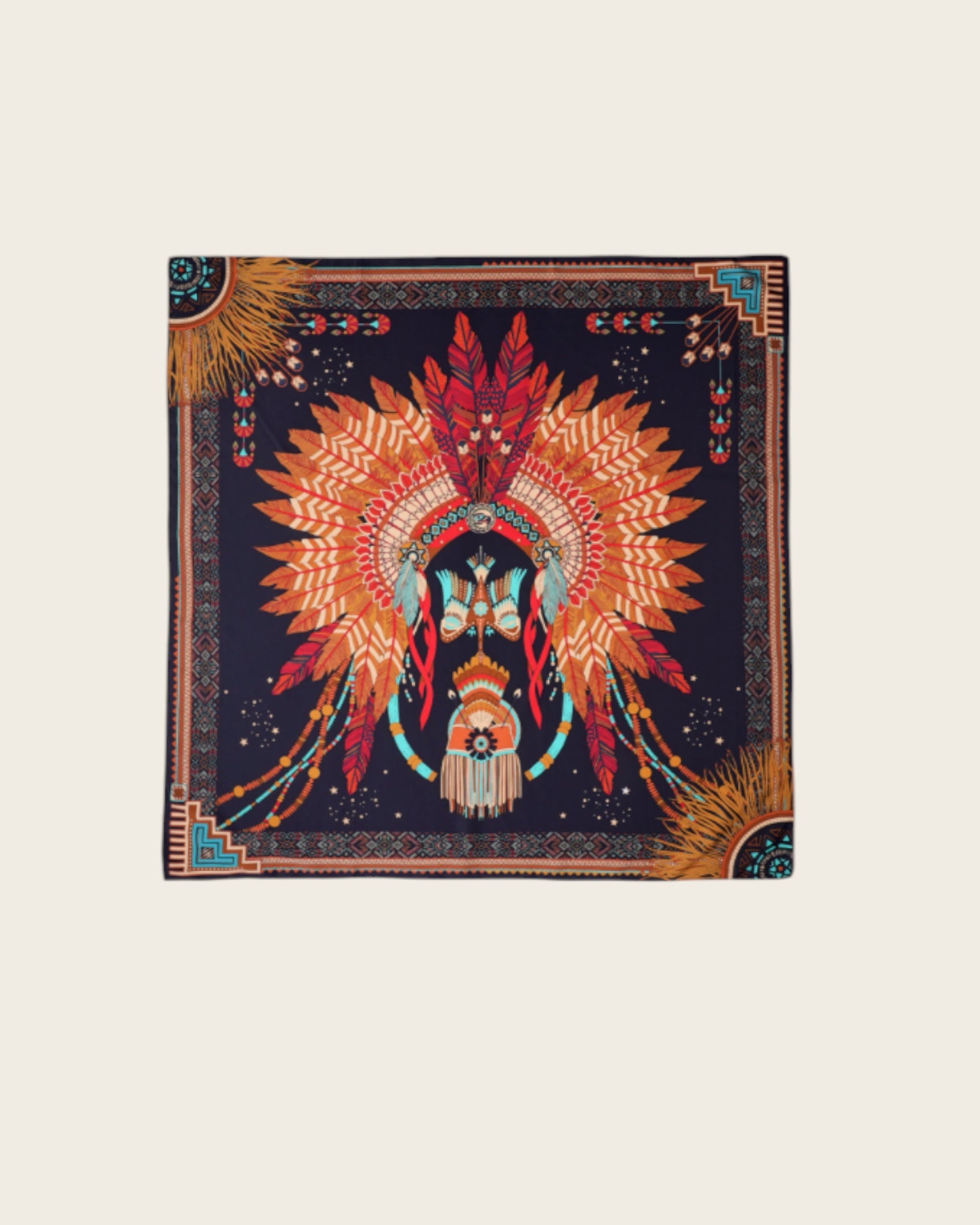 WILD - Foulards Nouveau Western Medium Noir