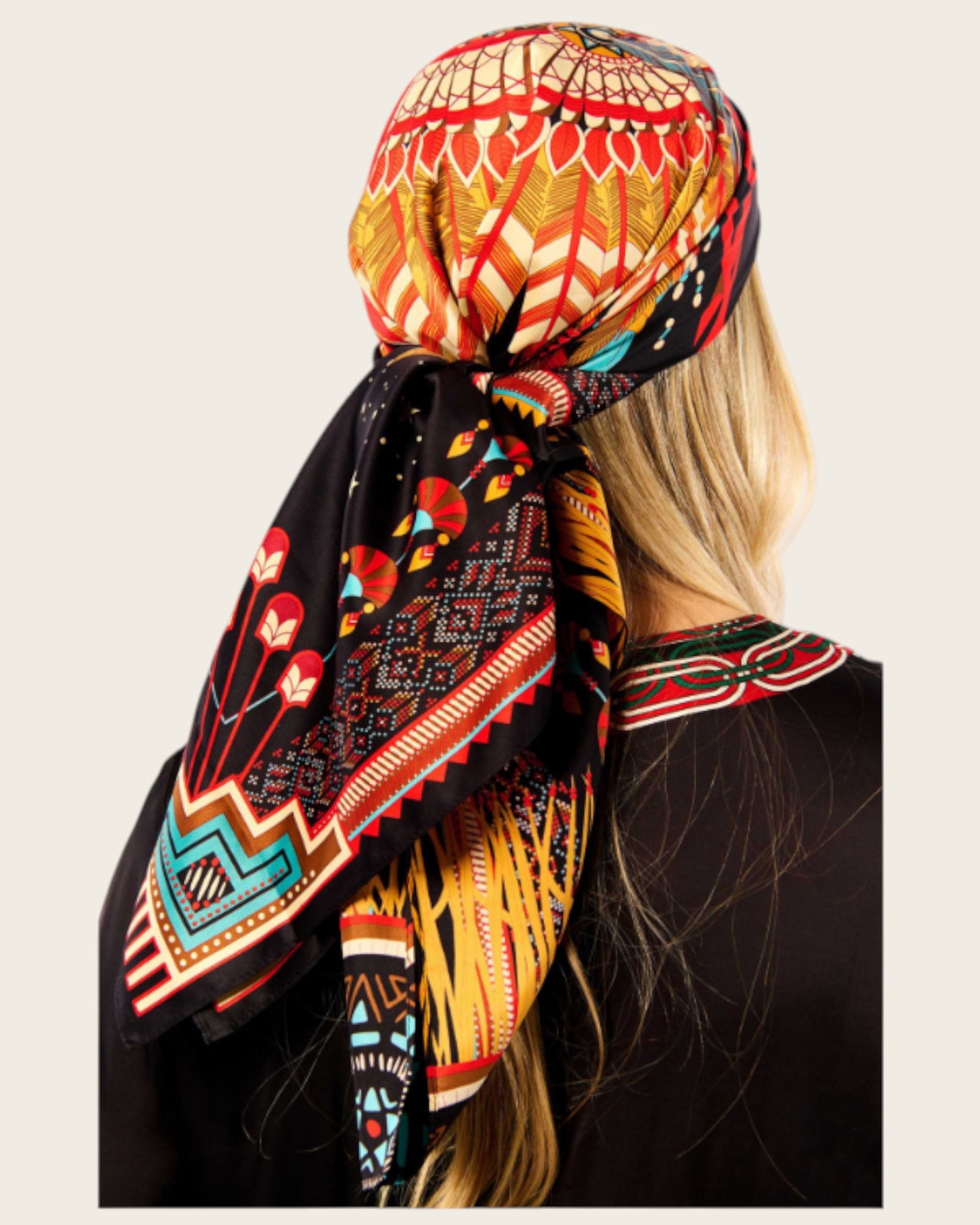 WILD - Foulards Nouveau Western Medium Noir