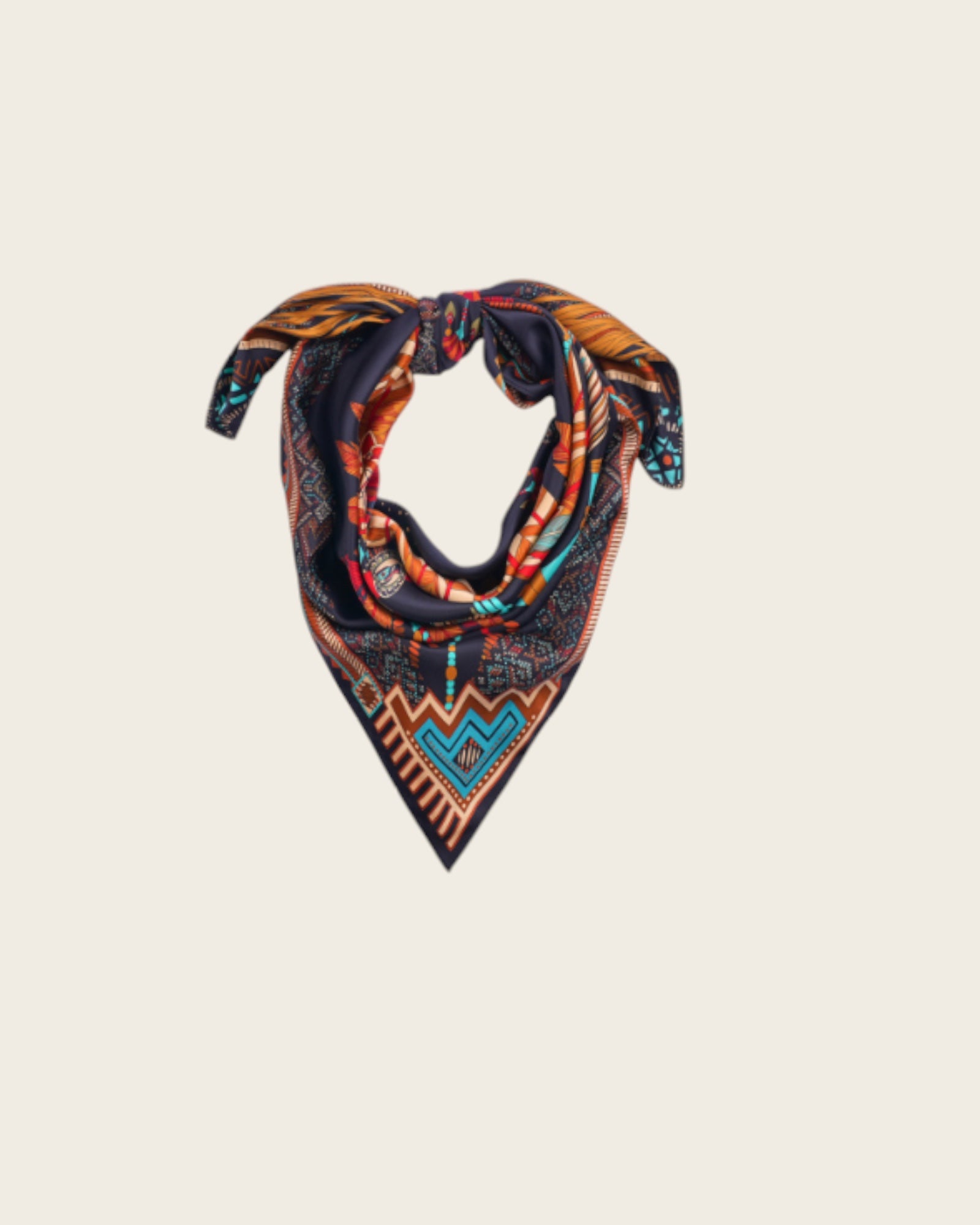 WILD - Foulards Nouveau Western Medium Noir