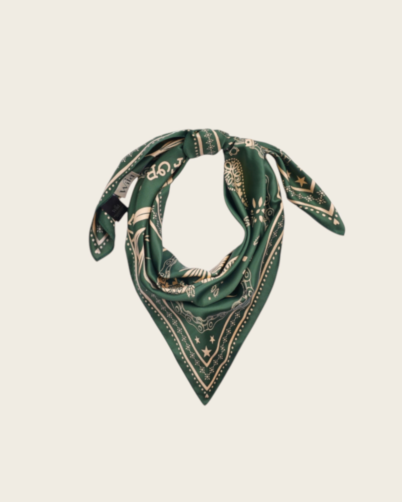 WILD - Foulards Bandana Medium Kaki