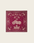 WILD - Foulards Bandana Medium Bordeaux