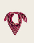 WILD - Foulards Bandana Medium Bordeaux