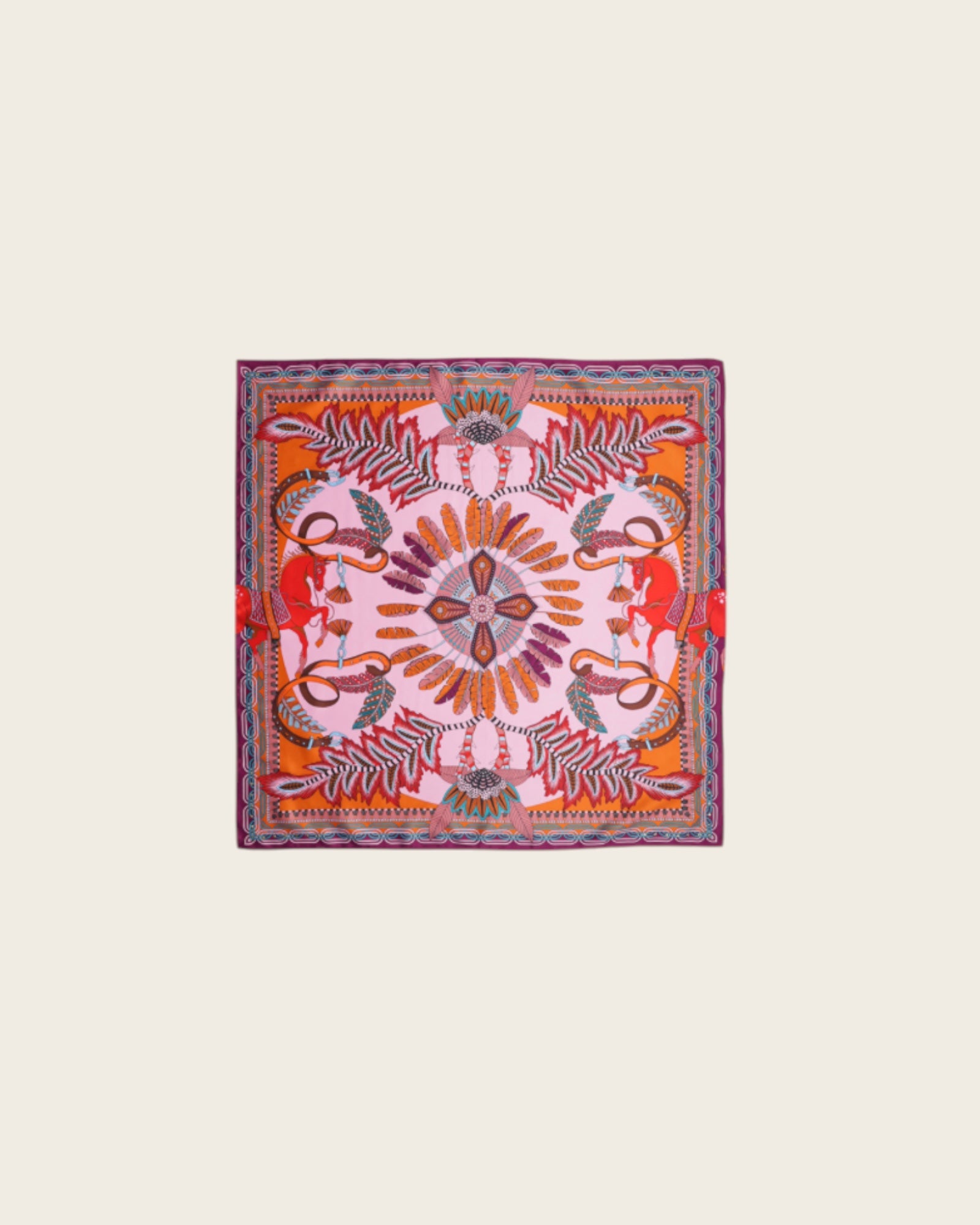WILD - Foulards Pony Mini Rose