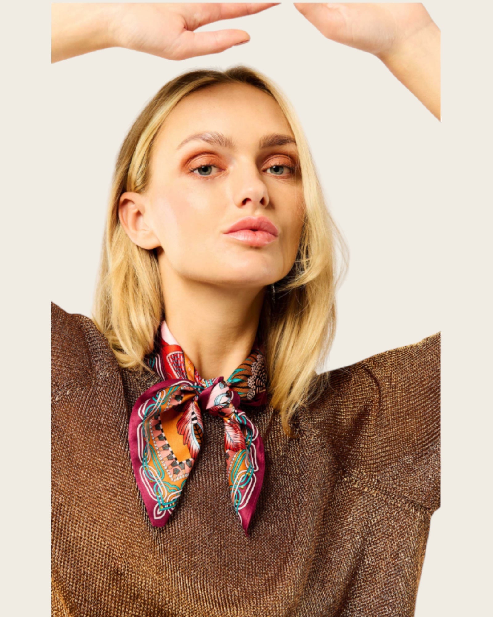 WILD - Foulards Pony Mini Rose