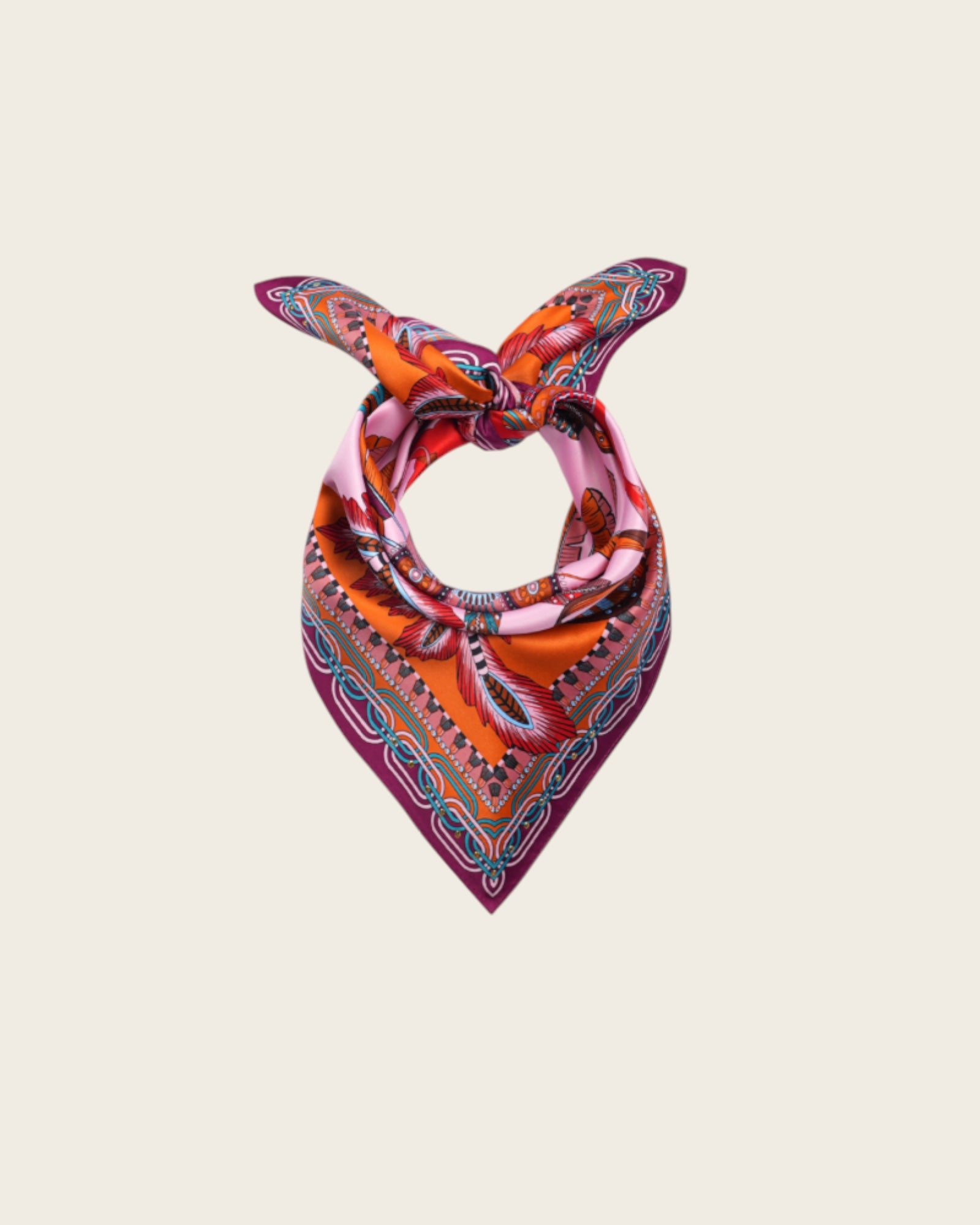 WILD - Foulards Pony Mini Rose