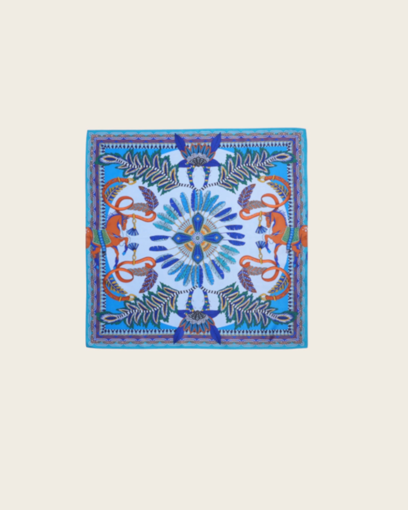 WILD - Foulards Pony Mini Bleu
