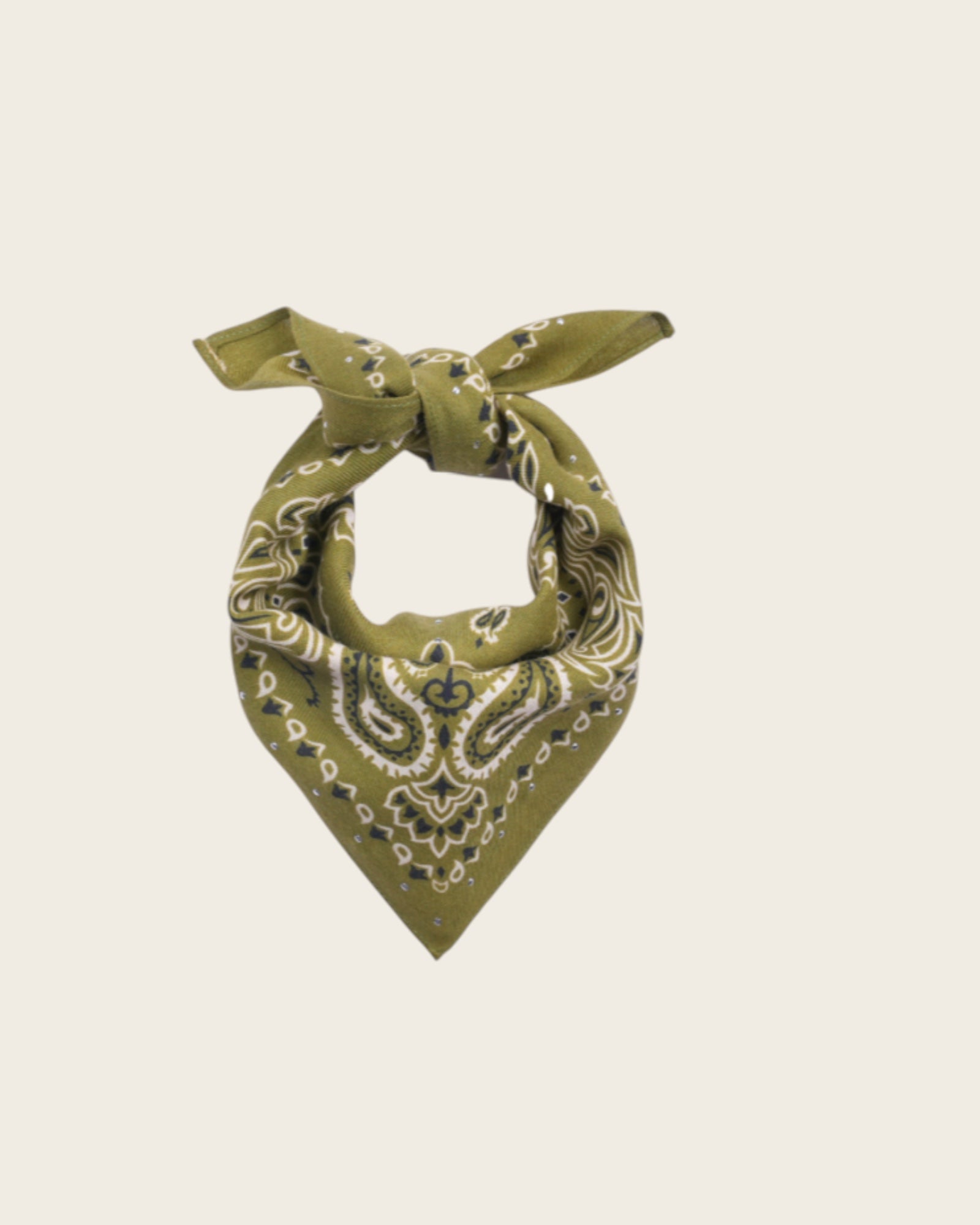 WILD - Foulards Paisley Mini Kaki