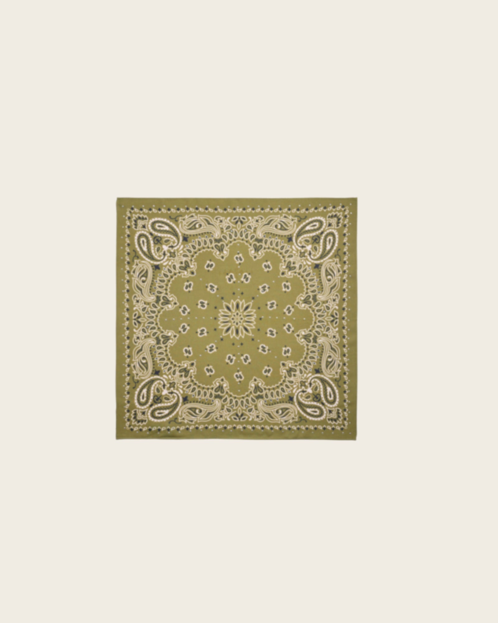 WILD - Foulards Paisley Mini Kaki