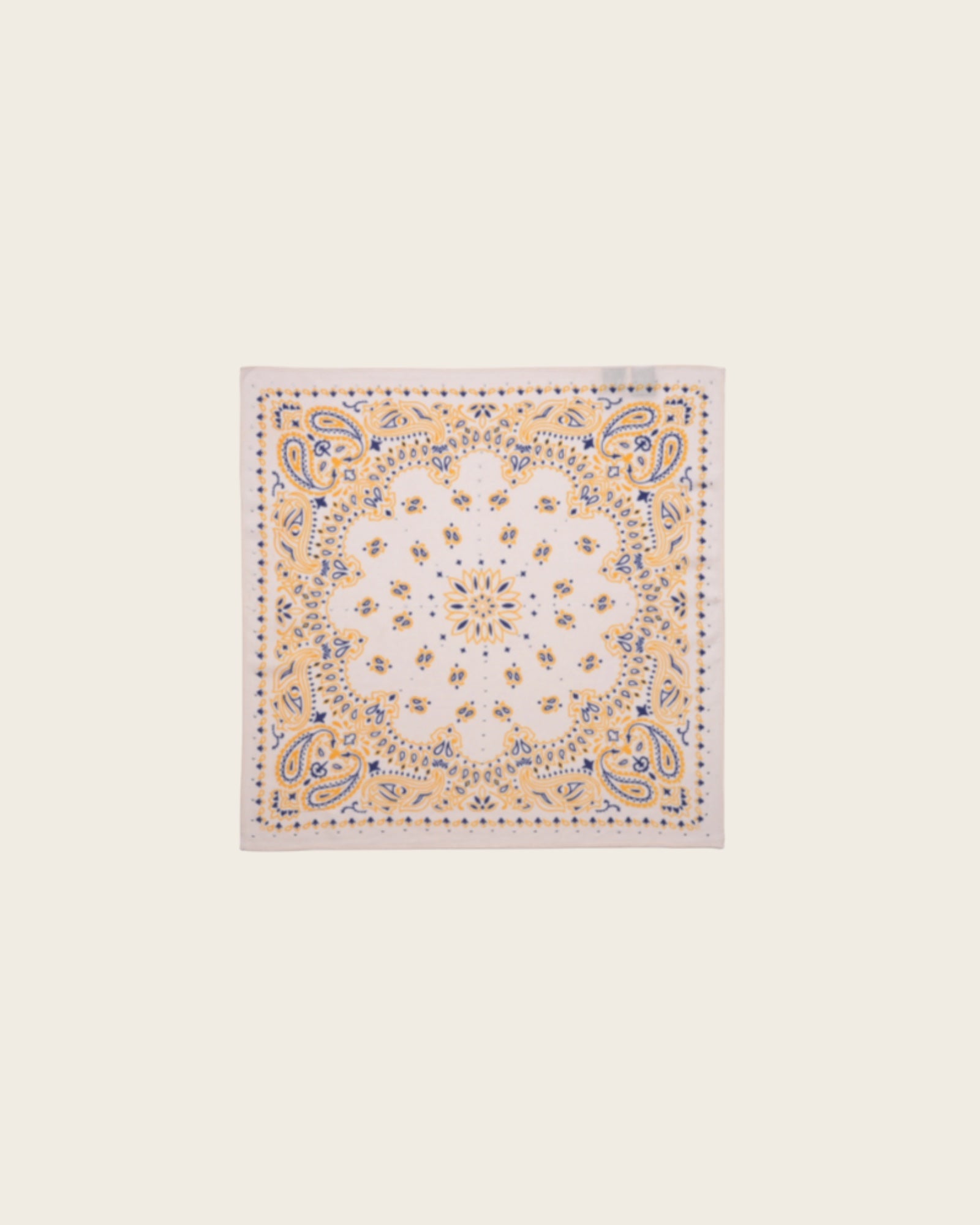 WILD - Foulards Paisley Mini Blanc