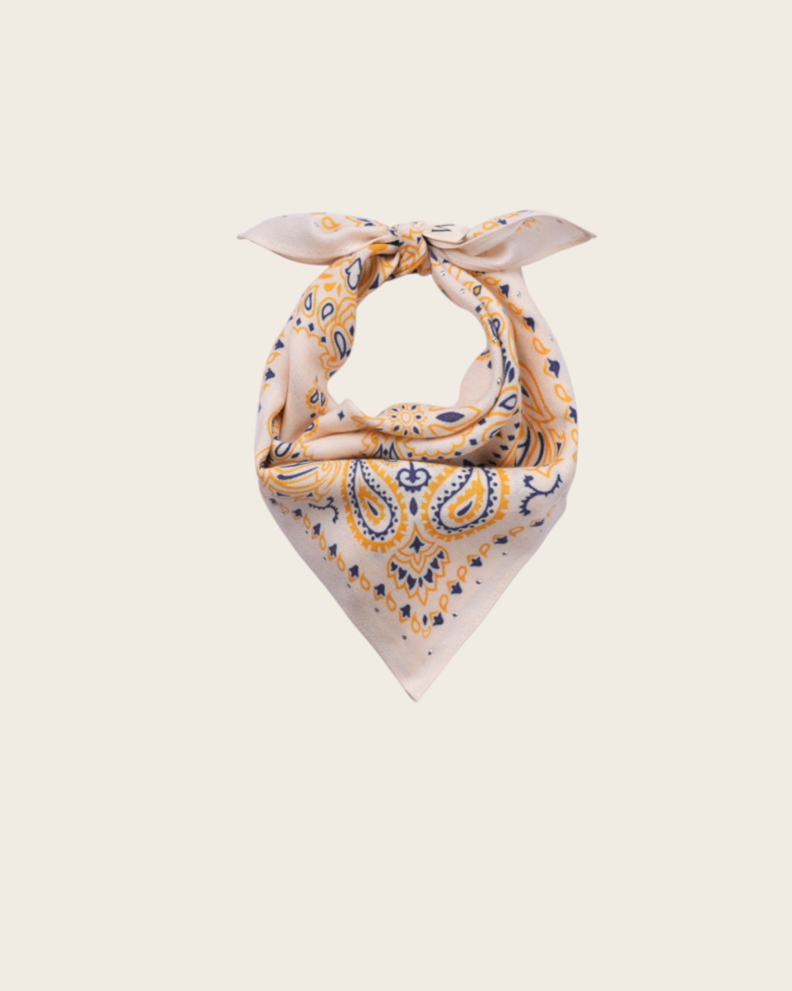 WILD - Foulards Paisley Mini Blanc