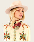 WILD - Foulards Nouveau Western Mini Beige