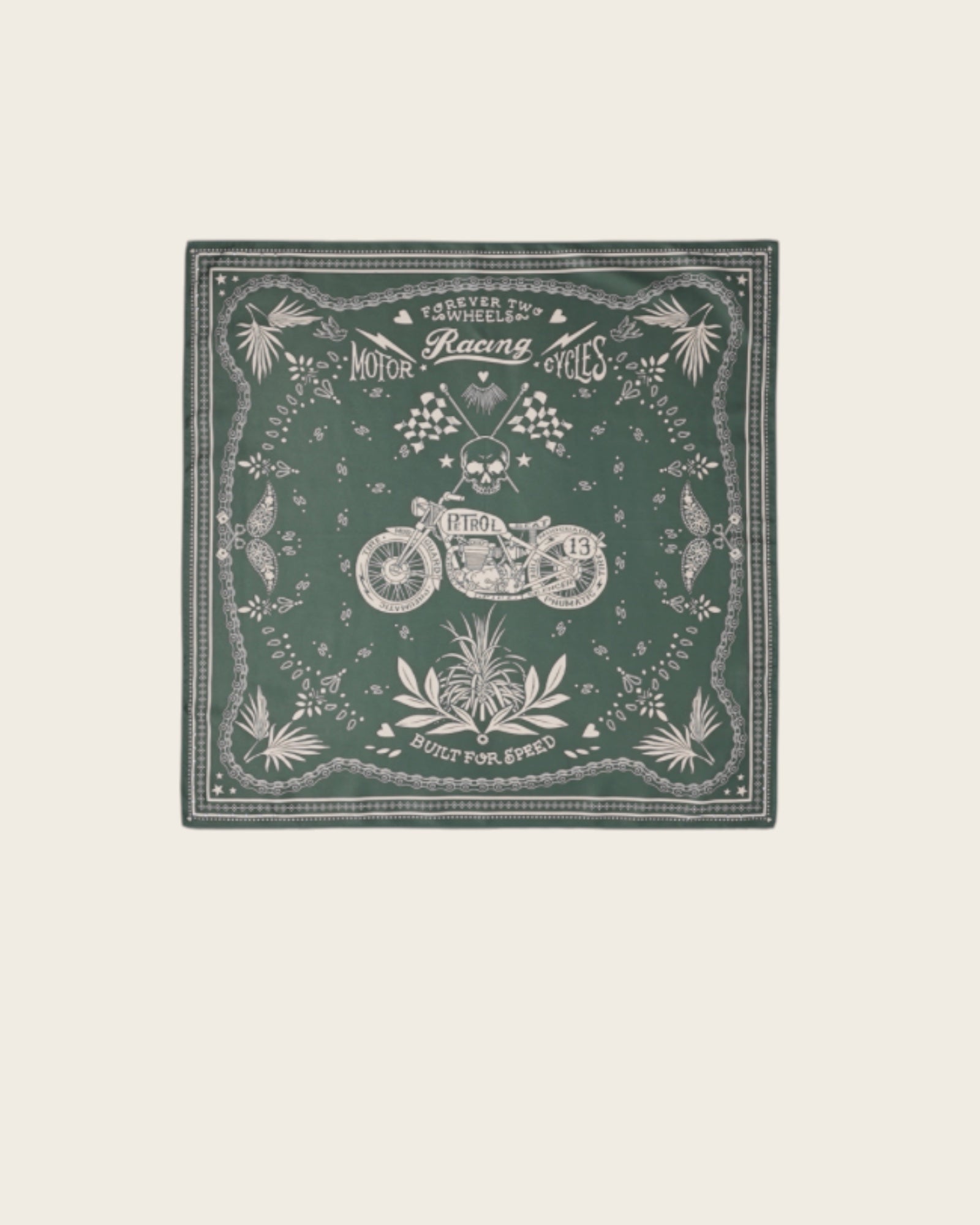 WILD - Foulards Bandana Mini Vert