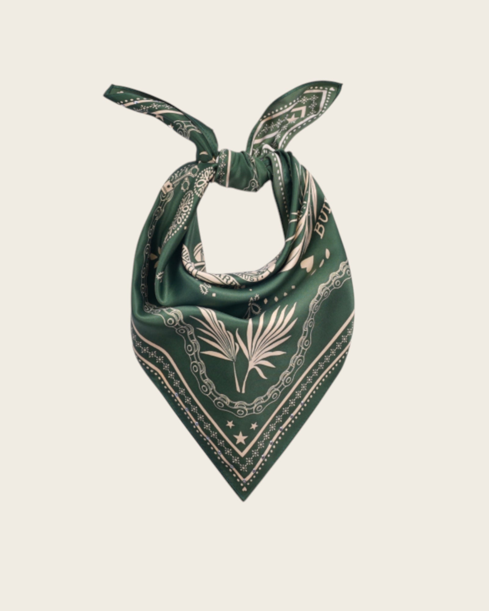 WILD - Foulards Bandana Mini Vert