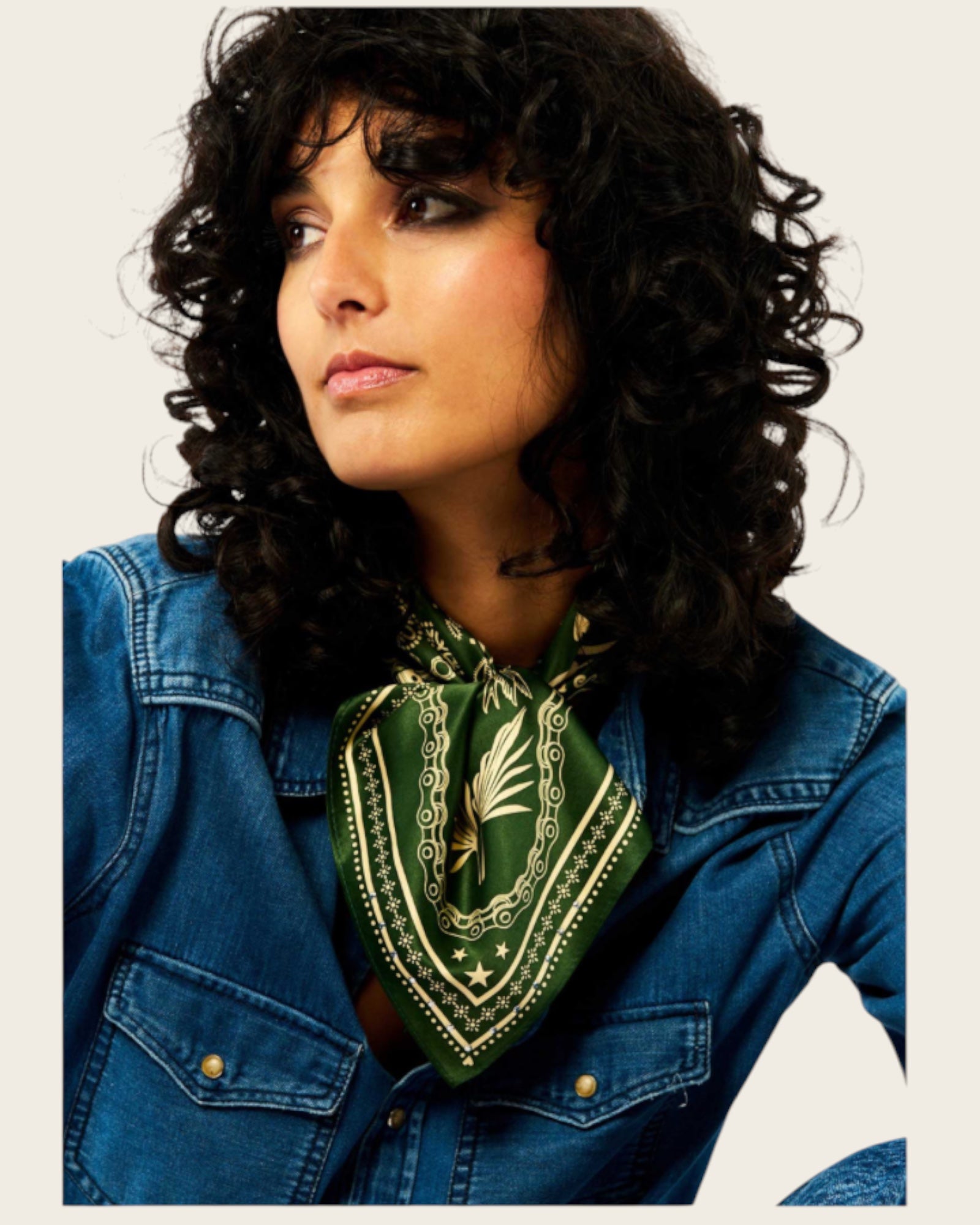 WILD - Foulards Bandana Mini Vert
