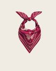 WILD - Foulards Bandana Mini Bordeaux