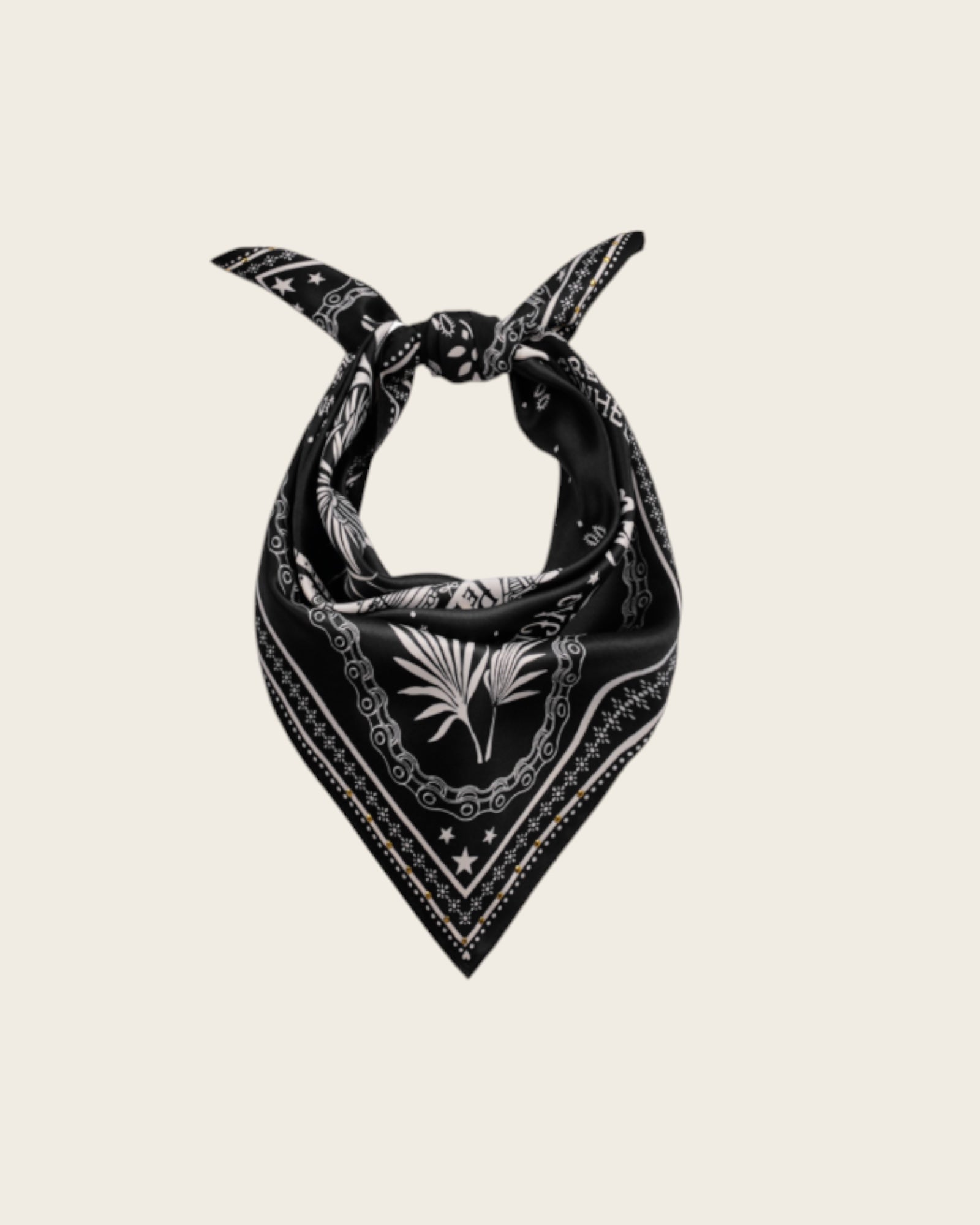 WILD - Foulards Bandana Mini Noir
