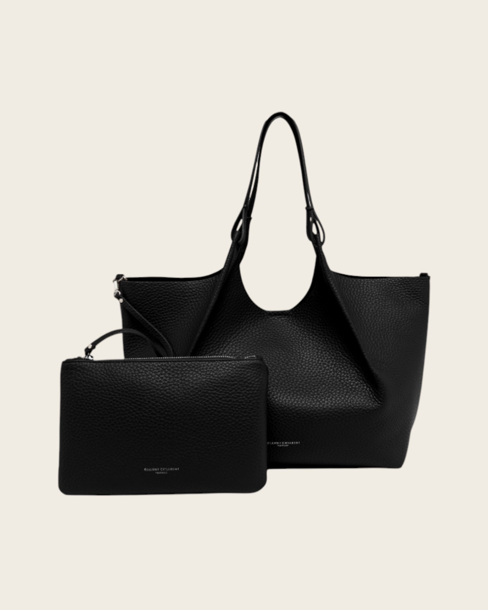 GIANNI CHIARINI - SAC DUA Noir grand modèle