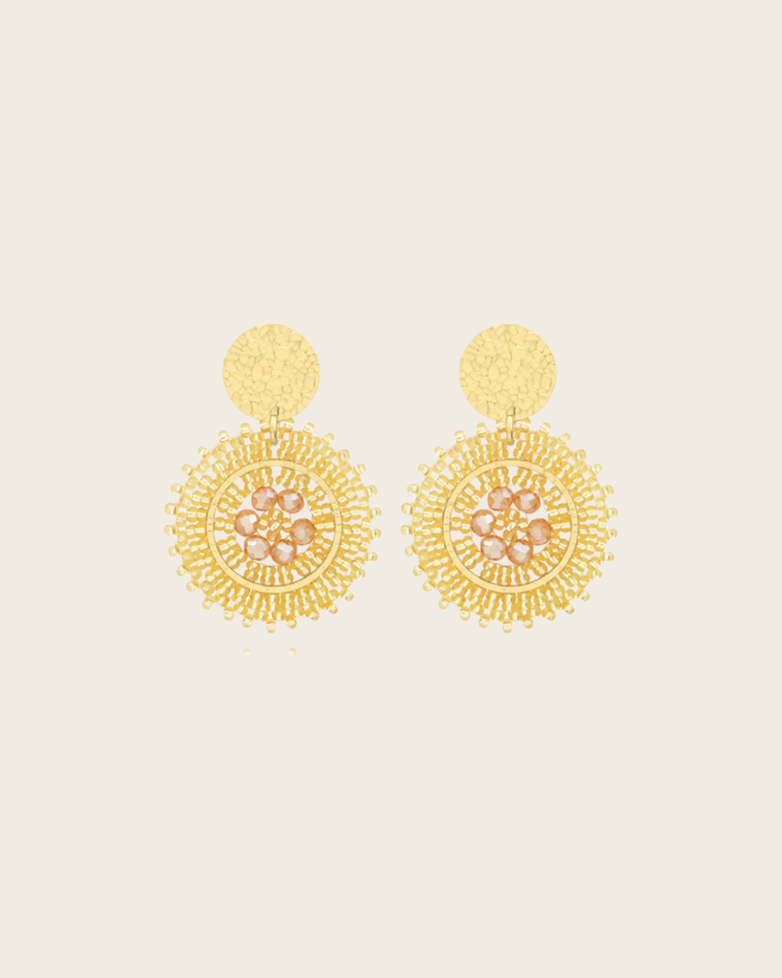 SANTIBE - Boucles d'oreilles Baby Espagnola - Doré