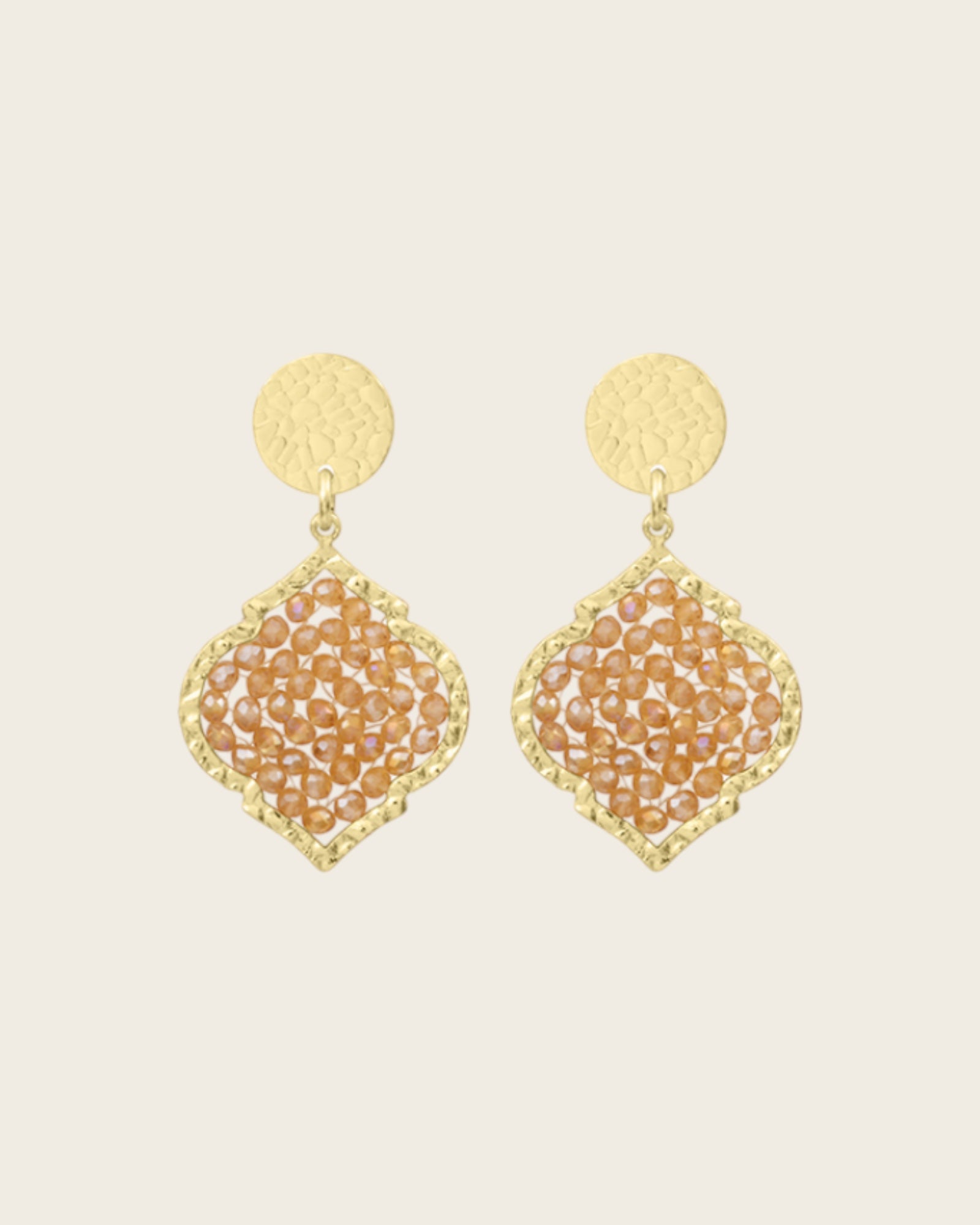 SANTIBE - Boucles d'oreilles Mini Diamante - Doré