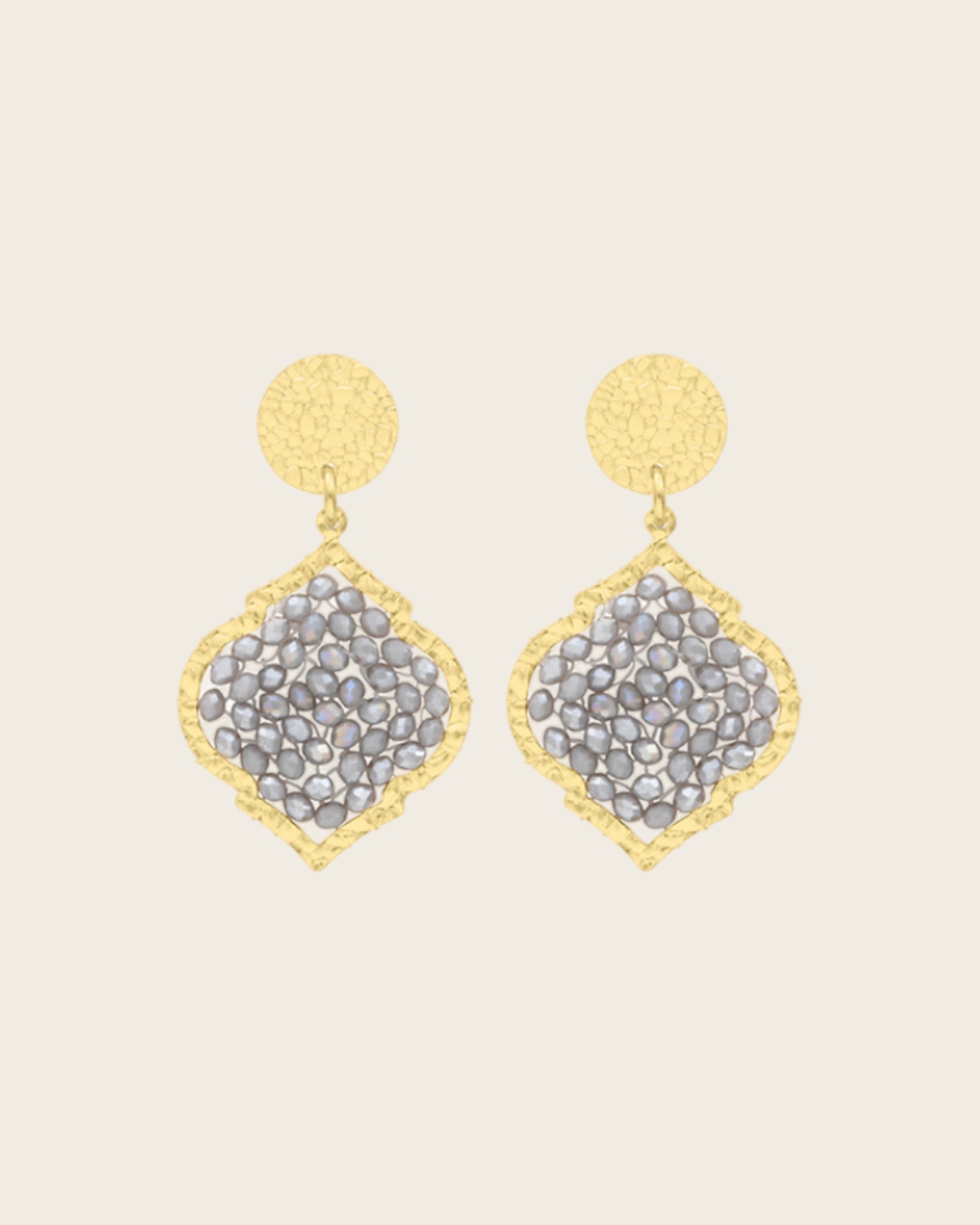 SANTIBE - Boucles d'oreilles Mini Diamante - Platine
