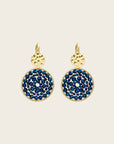 SANTIBE - Boucles d'oreilles Paradis - Bleu marine