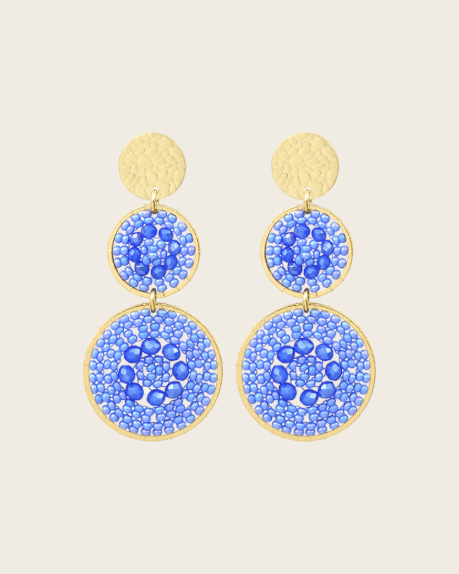SANTIBE - Boucles d'oreilles Santiago - Céleste