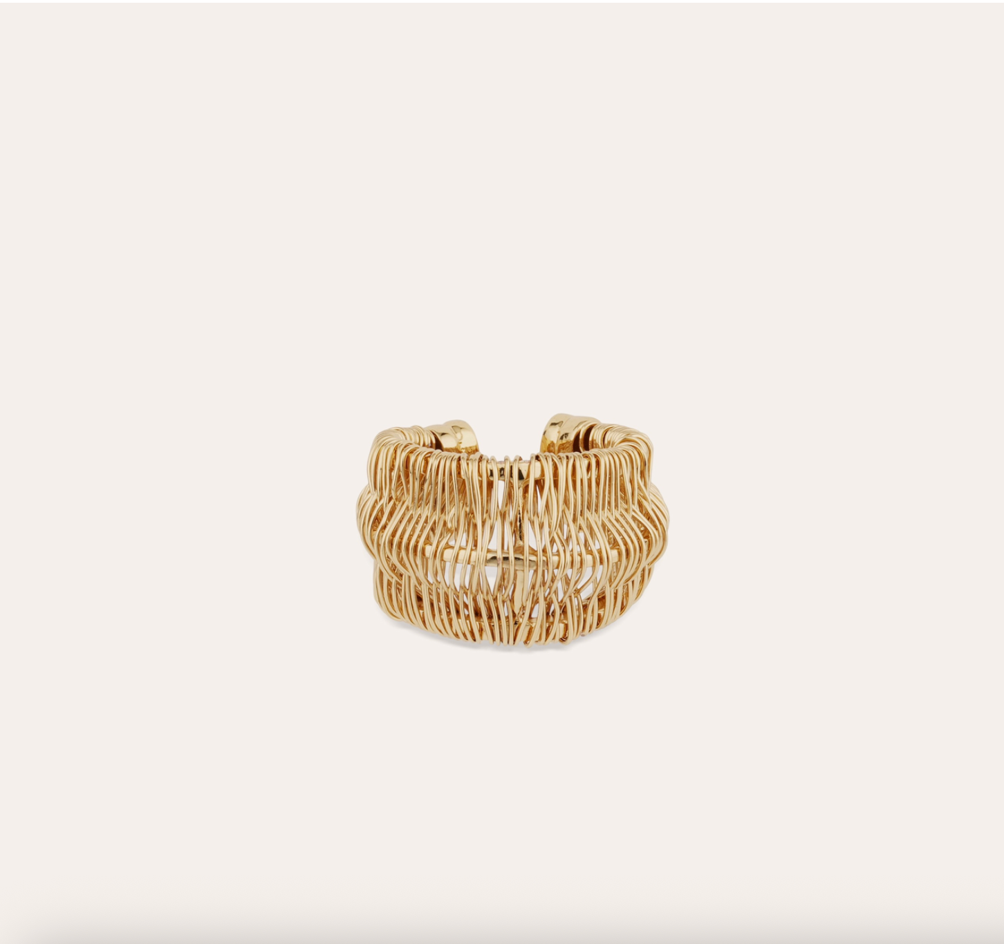 GAS BIJOUX - Bague IZZIA FILEA dorée à l'or fin - Ajustable