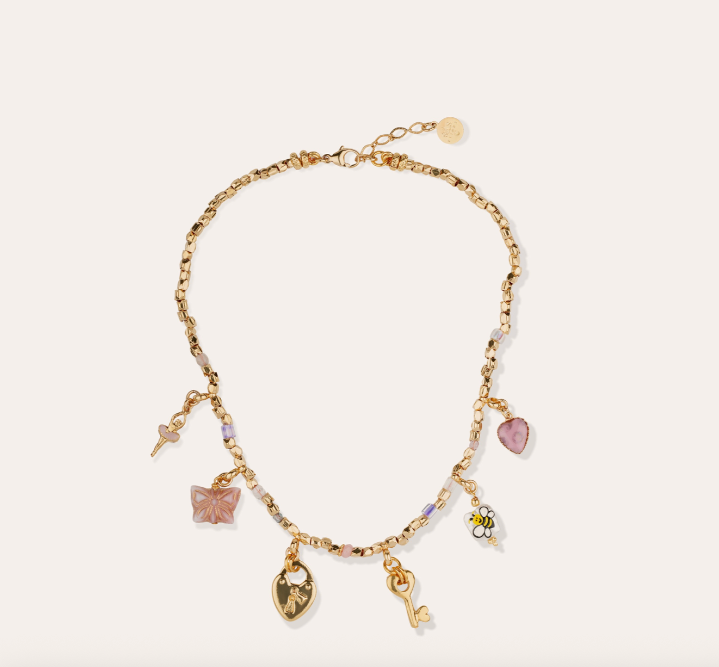 GAS BIJOUX - Collier ALICE enfant doré à l'or fin