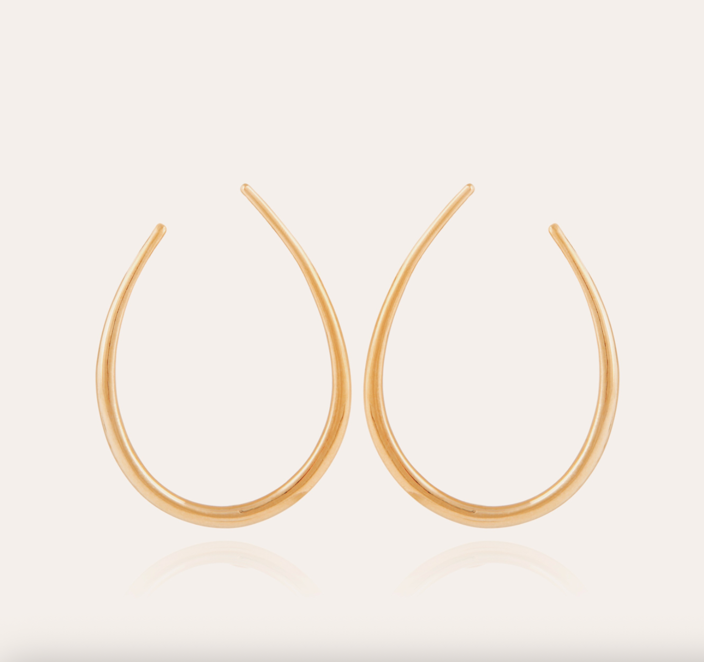 GAS BIJOUX - Boucles d'oreilles BOBO dorées à l'or fin