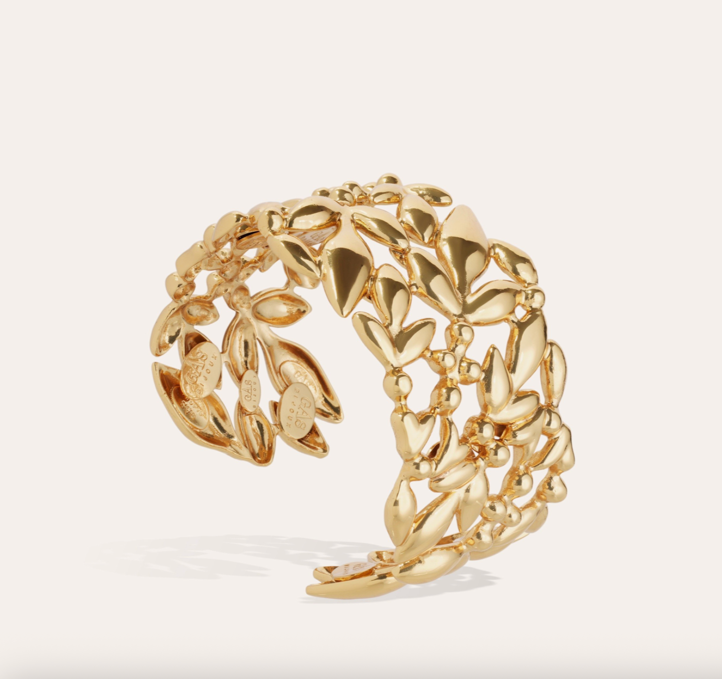 GAS BIJOUX - Manchette OLEA dorée à l'or fin - NOUVELLE COLLECTION