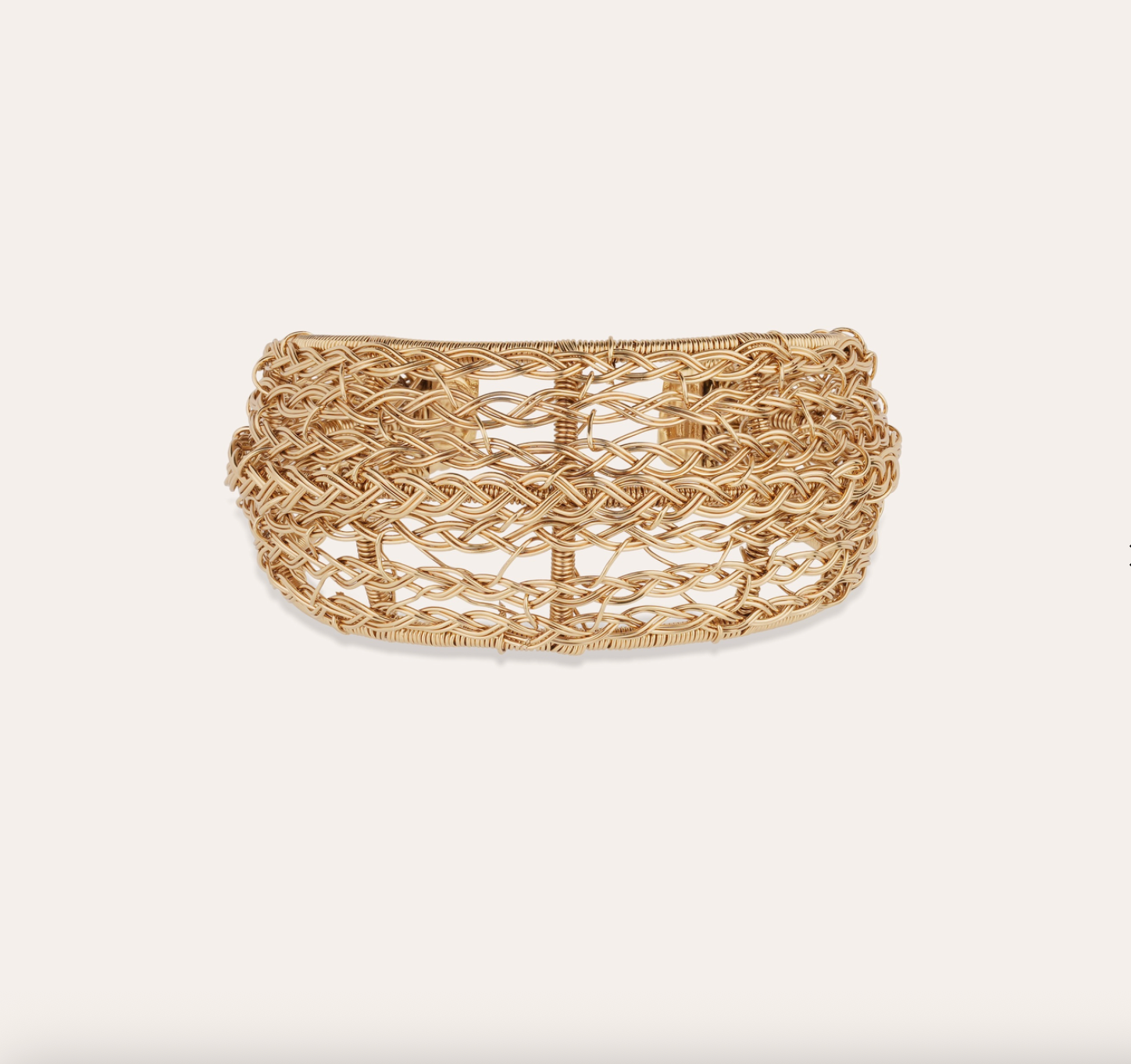 GAS BIJOUX - Bracelet manchette IZZIA FILEA doré à l'or fin