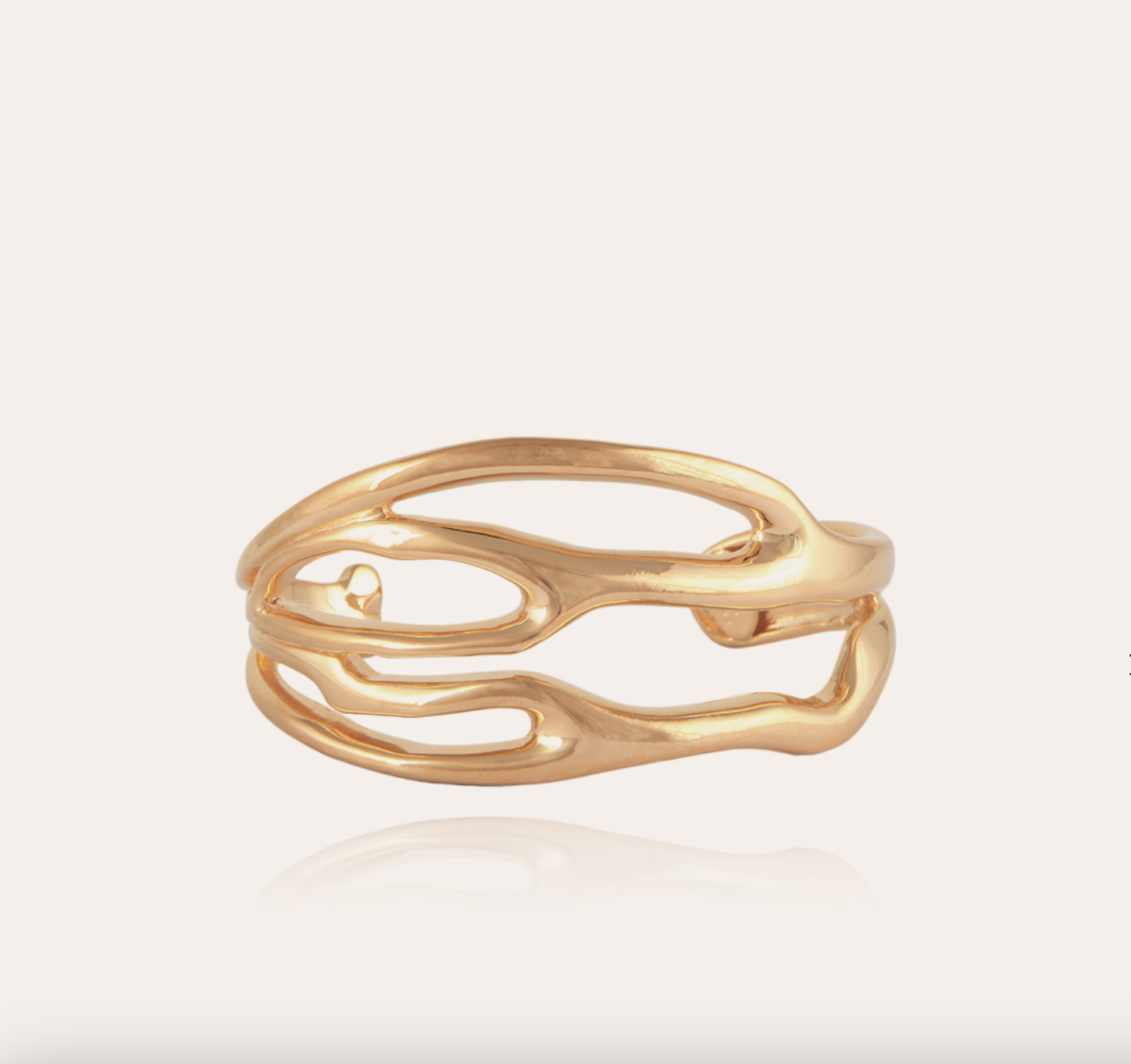 GAS BIJOUX - Bracelet CORAIL doré à l'or fin