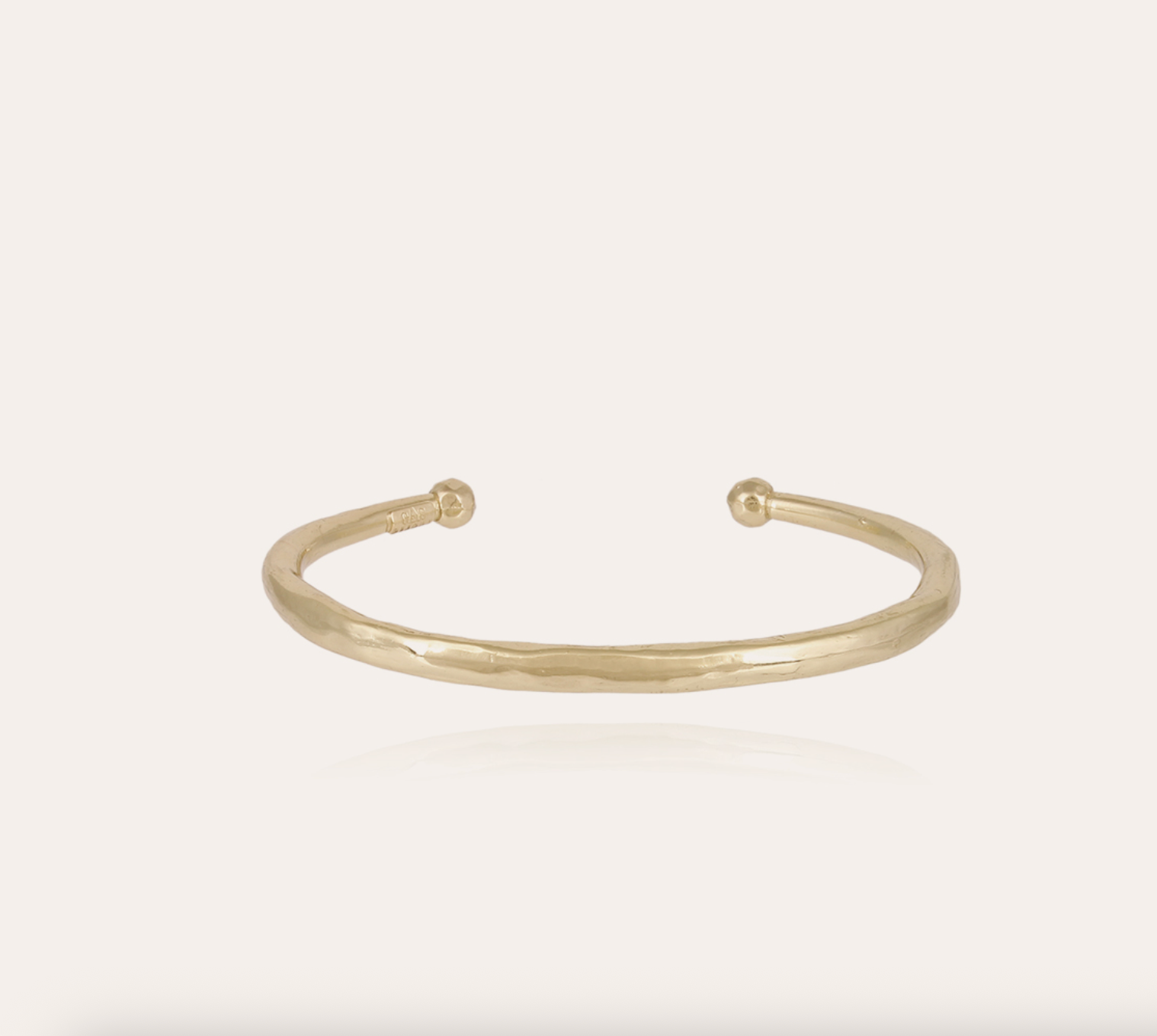 GAS BIJOUX - Bracelet LINO doré à l'or fin - Ajustable