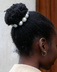SCRUNCHIE IS BACK - BICHOU chouchou perles nacrées taille L - Bracelet