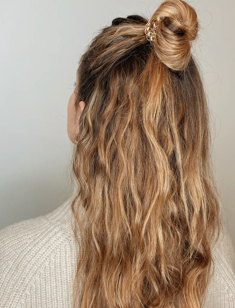 SCRUNCHIE IS BACK - BICHOU chouchou chaine dorée - Bracelet