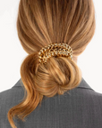 SCRUNCHIE IS BACK - Bichou Collier Doré - Élastique Cheveux et Bijou 3-en-1 Made in France