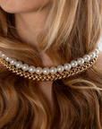 SCRUNCHIE IS BACK - Bichou Collier Doré - Élastique Cheveux et Bijou 3-en-1 Made in France