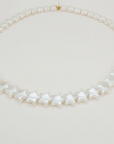 SCRUNCHIE IS BACK - BICHOU collier perles nacrées étoiles - Chouchou 2 en 1 - Made in France