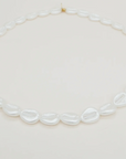 SCRUNCHIE IS BACK - BICHOU perles nacrées coquillages - Collier 2 en 1 - Made in France